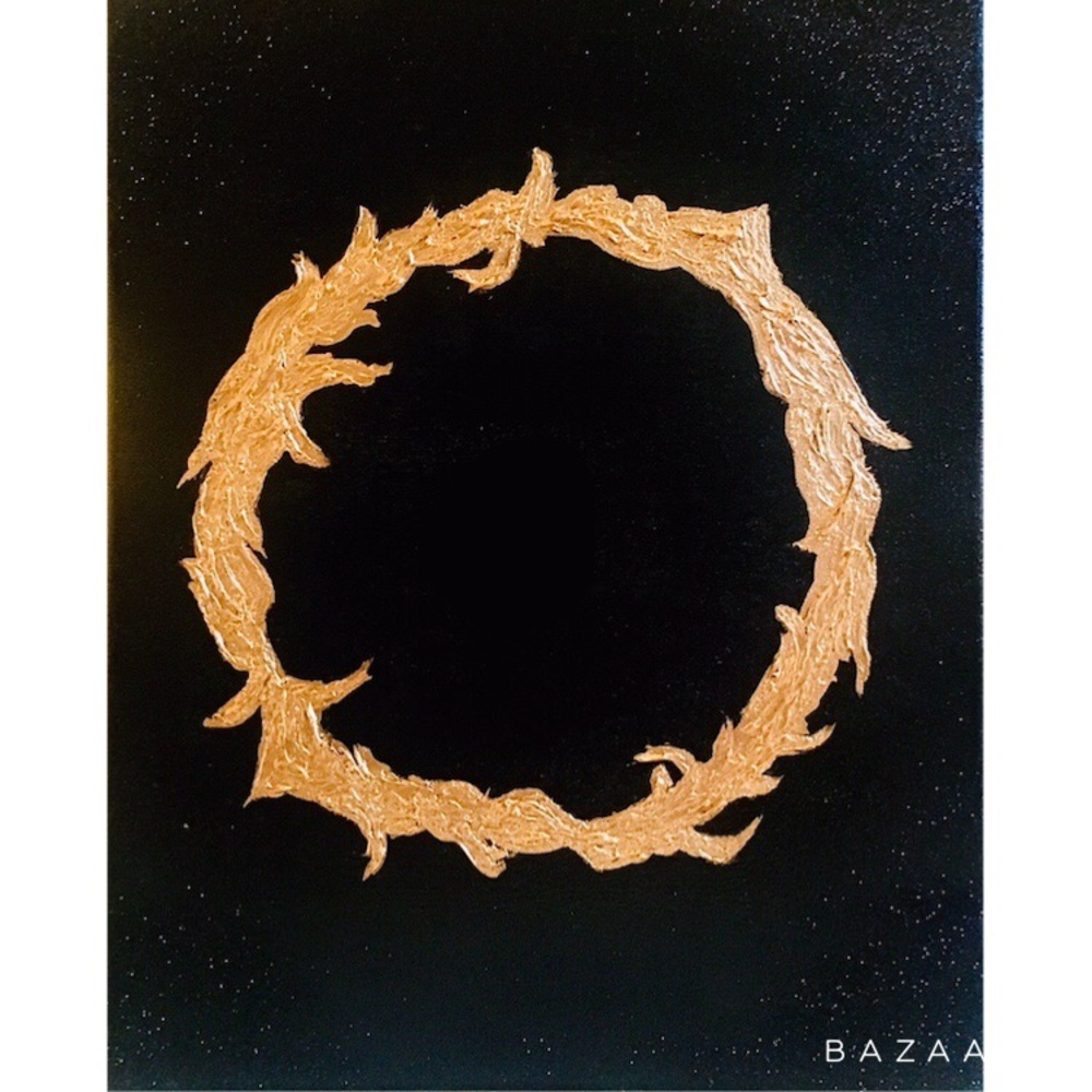 Original Glitter Acrylic Painting